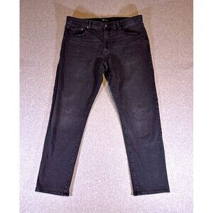 Gap Mens Jeans Black Size 38x34 (38x33) Straight Denim